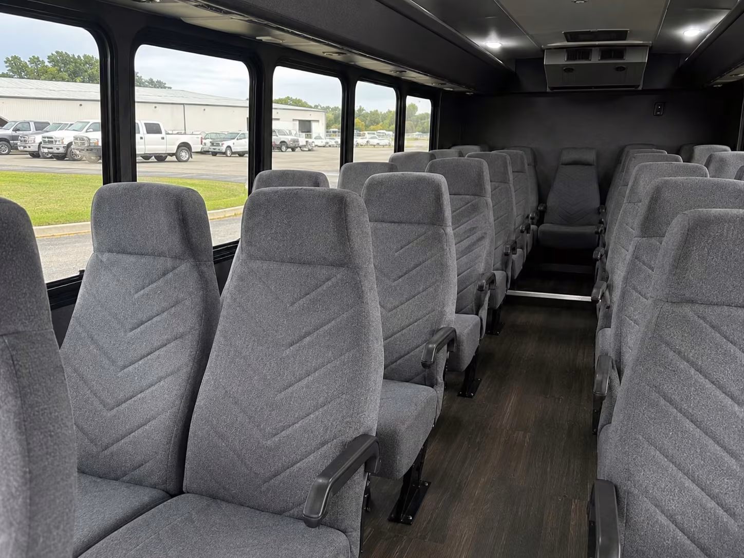 15 passenger minibus inside
