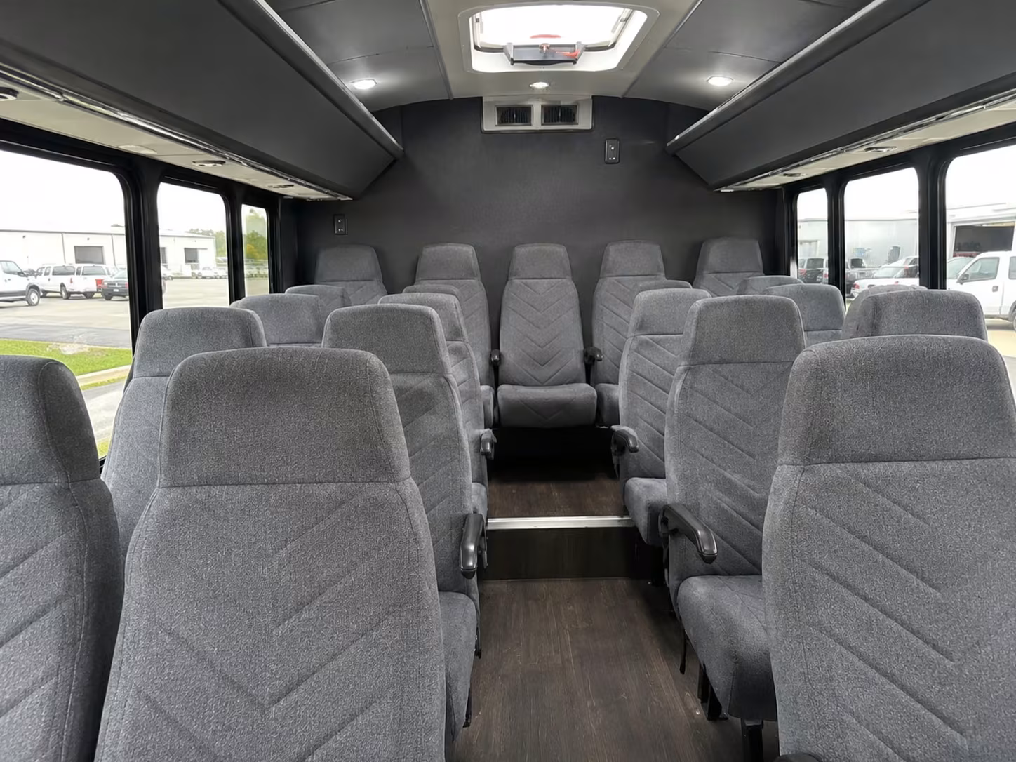 18 passenger minibus interior