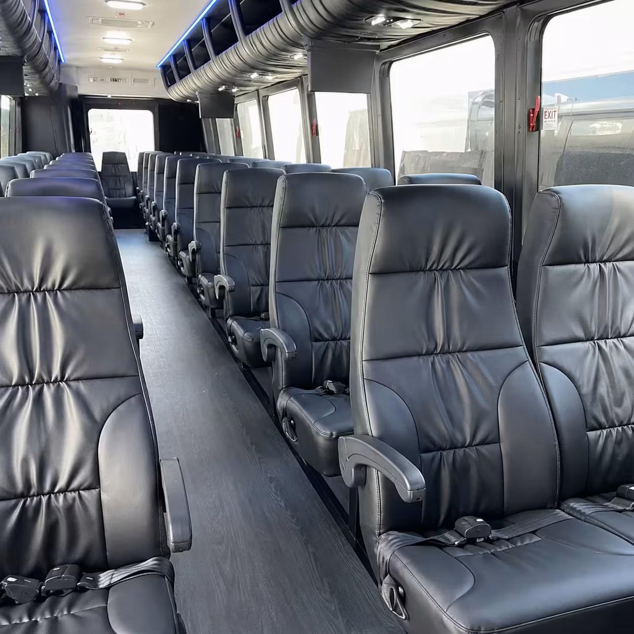 25 passenger minibus inside
