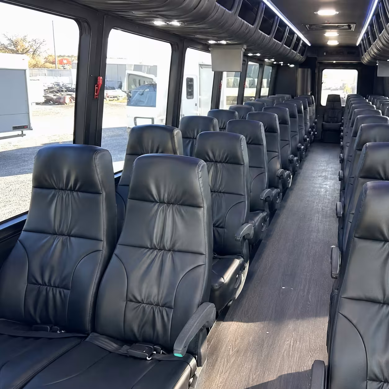 30 passenger minibus inside