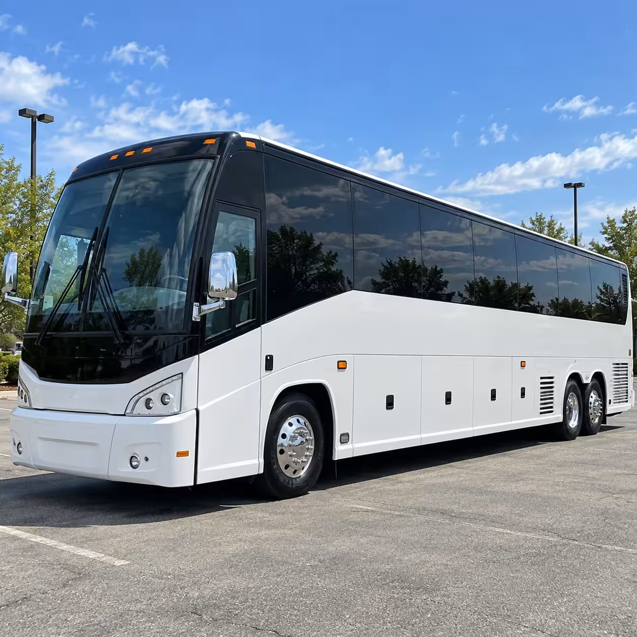 fountain valley charter bus rentals to honda center games