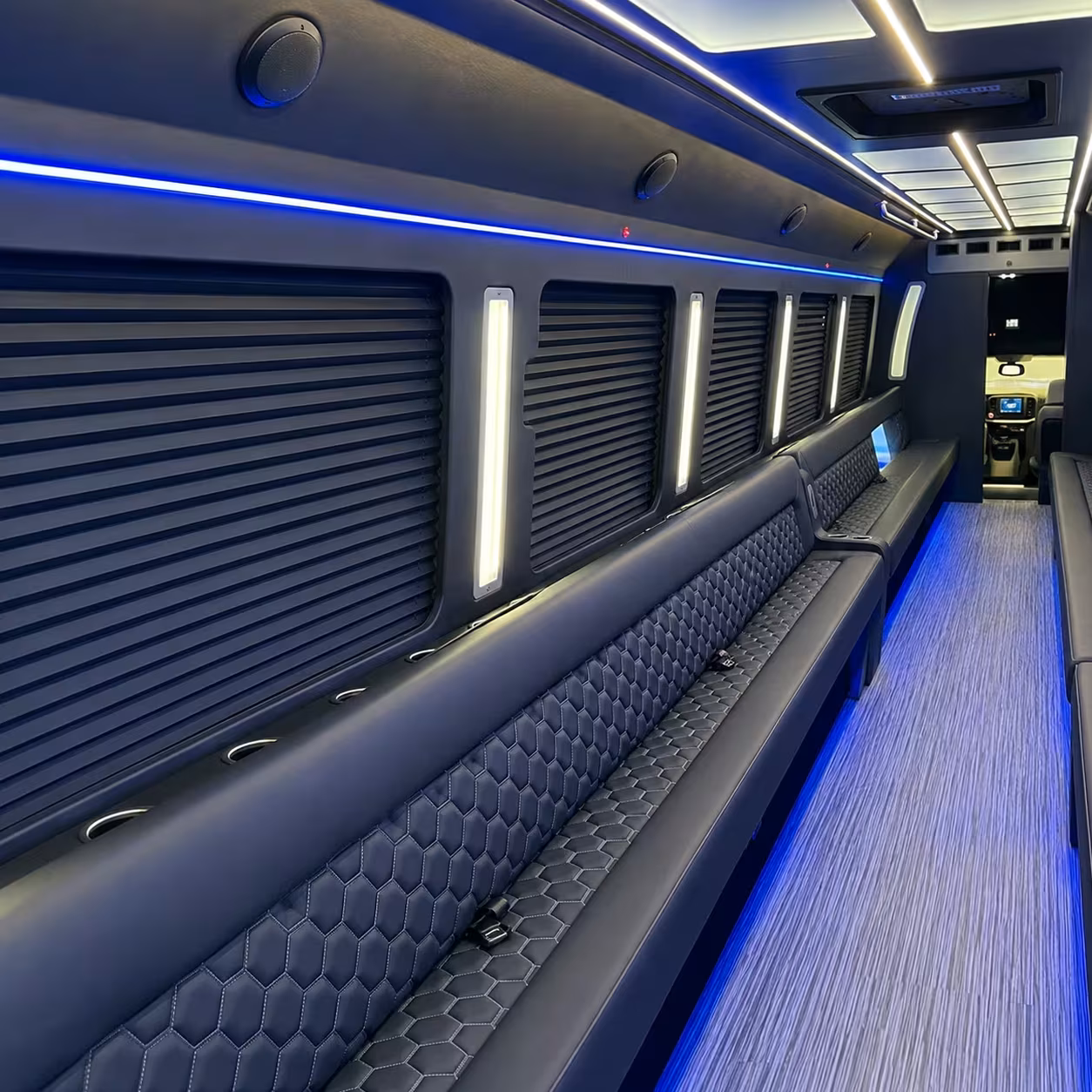 party bus interior
